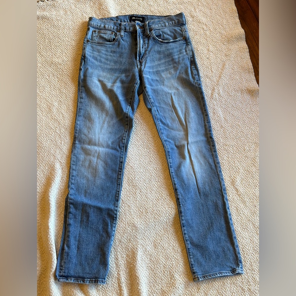 Madewell Indigo Slim Straight Jeans